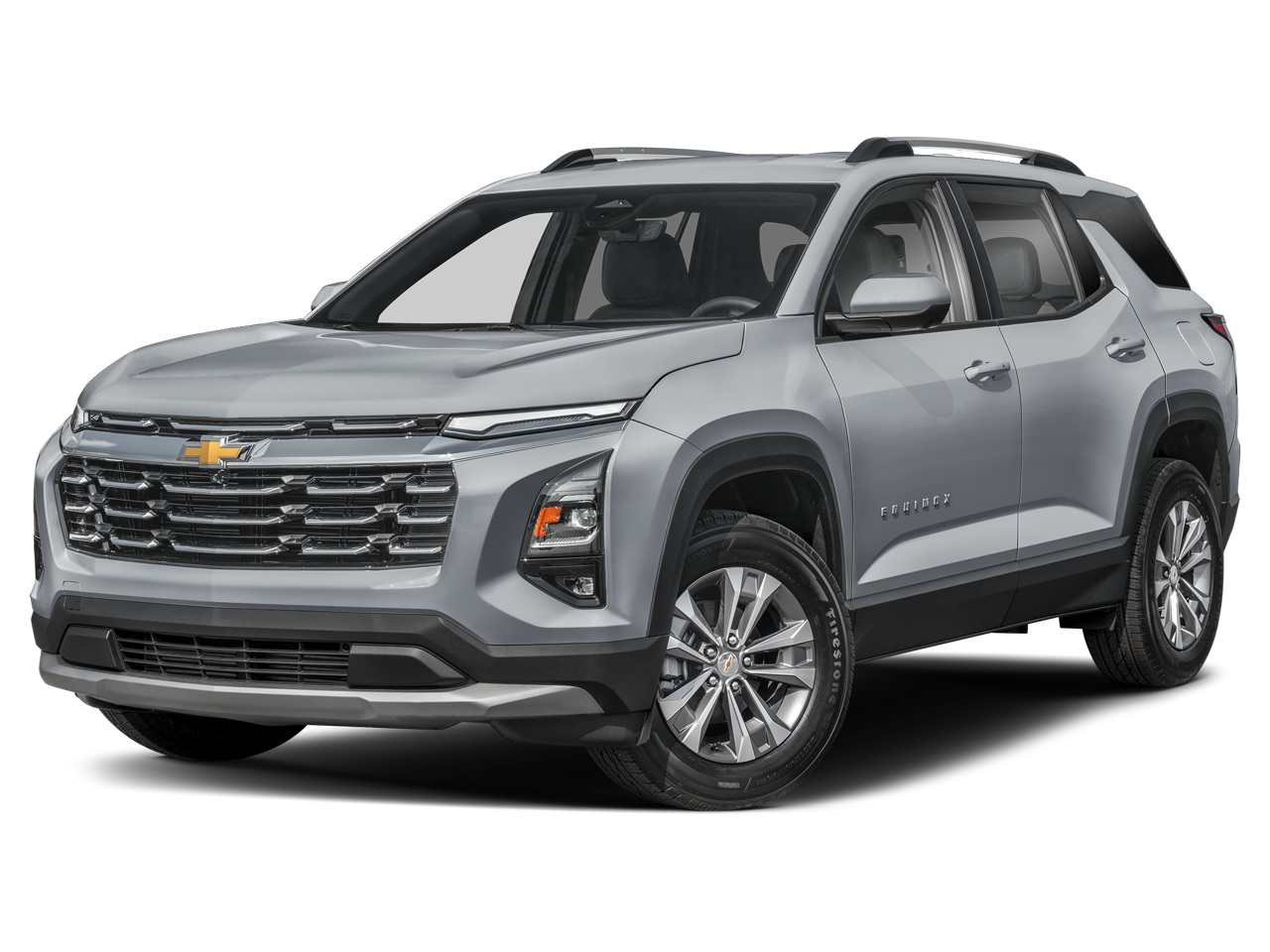 2026 Chevrolet Equinox LT in Summit White — front three-quarter view