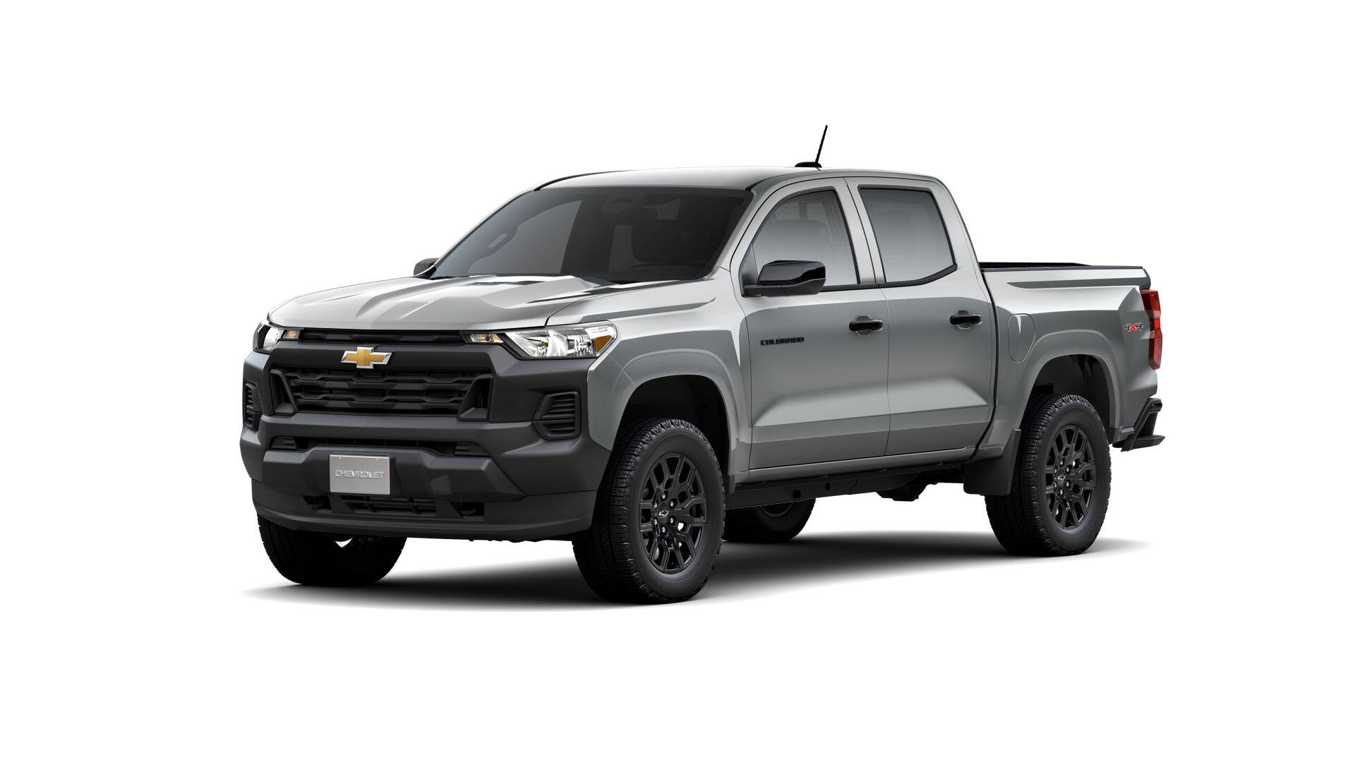 2026 Chevrolet Colorado WT in Sterling Gray Metallic — front three-quarter view