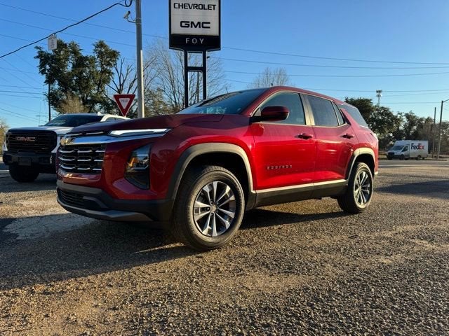2026 Chevrolet Equinox LT in Radiant Red Tintcoat — front three-quarter view